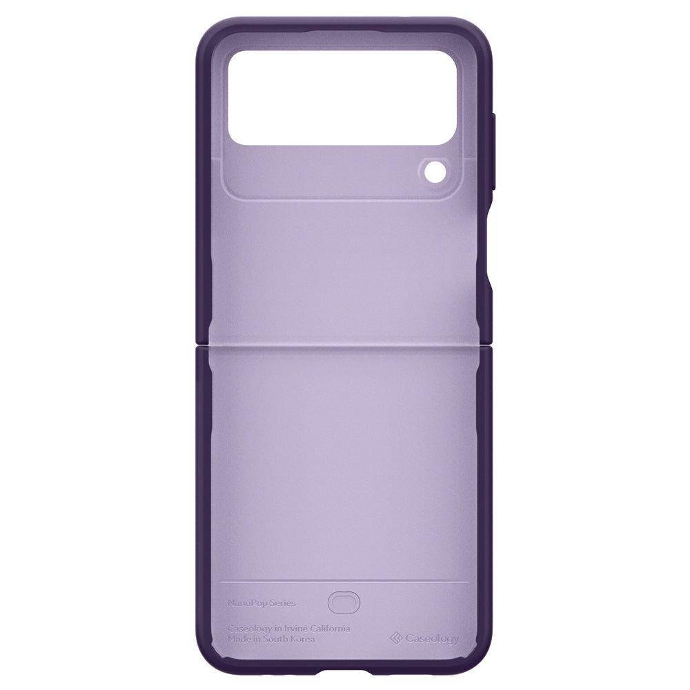 Spigen Caseology Nano Pop Galaxy With Flip 4 Light Violet cena un informācija | Telefonu vāciņi, maciņi | 220.lv