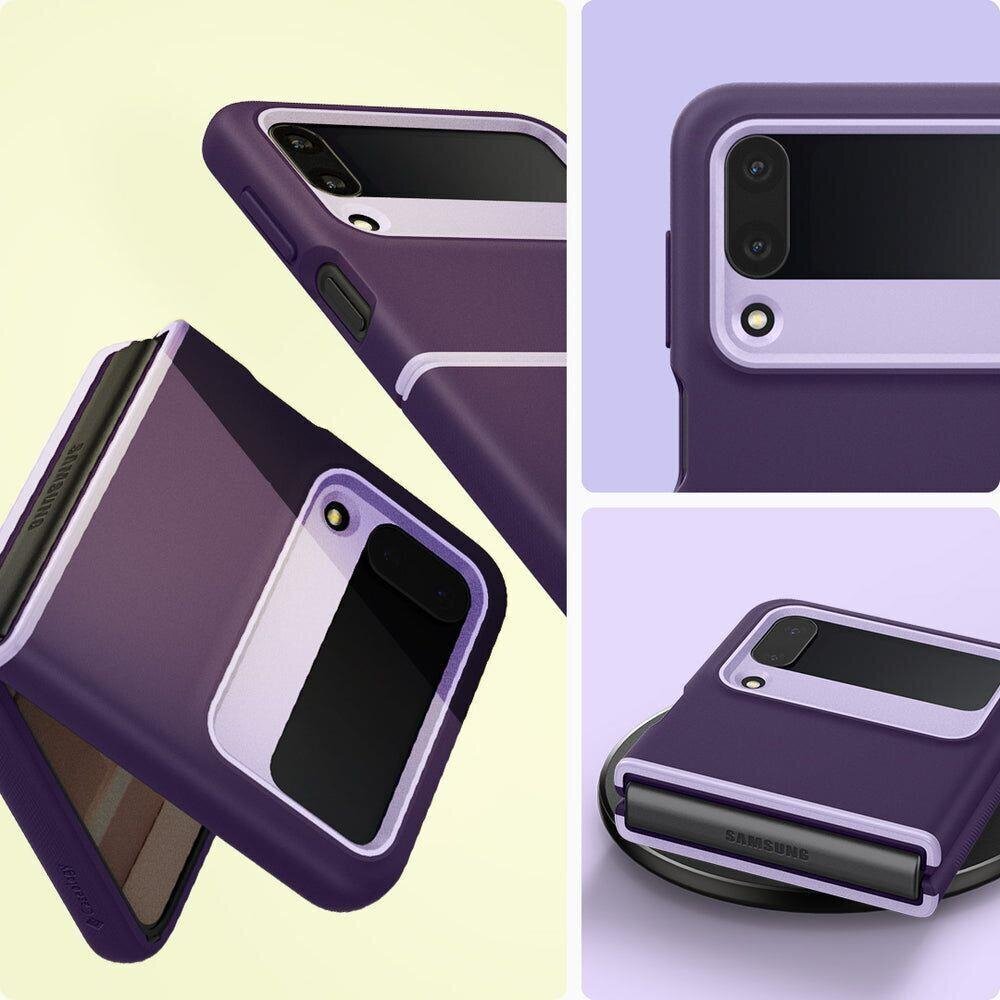 Spigen Caseology Nano Pop Galaxy With Flip 4 Light Violet cena un informācija | Telefonu vāciņi, maciņi | 220.lv