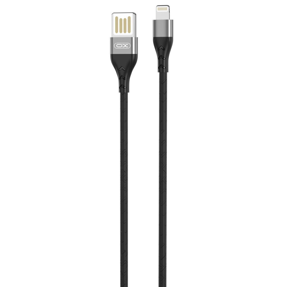 XO cable NB188 USB - Lightning 2.4A 1,0m gray double-sided USB cena un informācija | Kabeļi un vadi | 220.lv