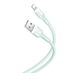 XO cable NB212 USB - Lightning 1,0 m 2,1A green цена и информация | Кабели и провода | 220.lv