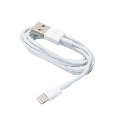 Cable USB - Lightning 1,5 m 1A white bulk cena un informācija | Savienotājkabeļi | 220.lv