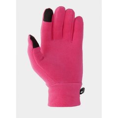 Перчатки 4F, ярко-розовые цена и информация | Шапки, перчатки, шарфы для девочек | 220.lv
