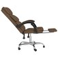 Atlaižams biroja krēsls, brūns, auduma cena un informācija | Biroja krēsli | 220.lv