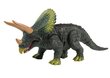 Lean toys Tālvadības pults vadāms dinozaurs triceratops cena un informācija | Rotaļlietas zēniem | 220.lv