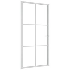 Iekšdurvis, baltas, 102.5x201.5cm, esg stikls un alumīnijs цена и информация | Межкомнатные двери | 220.lv