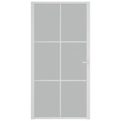 Iekšdurvis, baltas, 102.5x201.5cm, matēts stikls/alumīnijs цена и информация | Межкомнатные двери | 220.lv