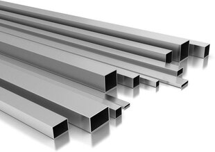 Alumīnija kvadrātveida caurule/taisnstūra caurules kvadrāta caurule alumīnija caurules profils Alumīnijs 60 x 30 x 3 mm x 1,500+-4 mm cena un informācija | Profila savienošana | 220.lv