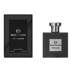 Tualetes ūdens Sergio Tacchini Pure Black EDT vīriešiem 100 ml cena un informācija | Vīriešu smaržas | 220.lv