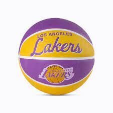 Basketbola bumba Wilson mini, Los Angeles Lakers, 3. izmērs cena un informācija | Basketbola bumbas | 220.lv