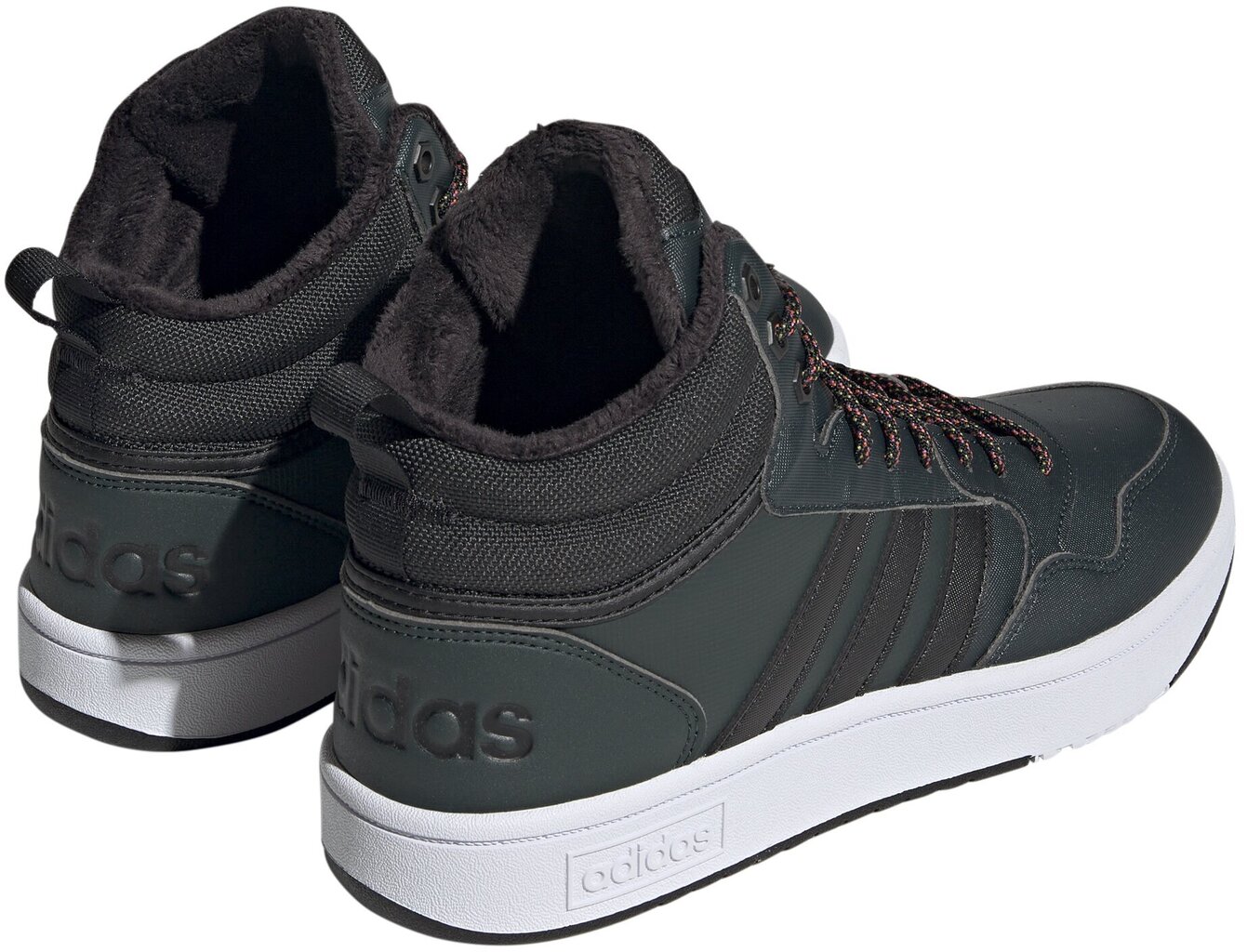 Adidas Apavi Hoops 3.0 Mid Wtr Green GW6702 GW6702/7.5 цена и информация | Sporta apavi vīriešiem | 220.lv