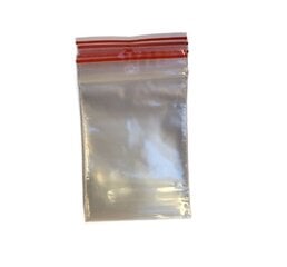 Polietilēna maisiņi, aizveramie Zip lock 60x80 mm/ 10 pac. x 100 gab цена и информация | Канцелярия | 220.lv