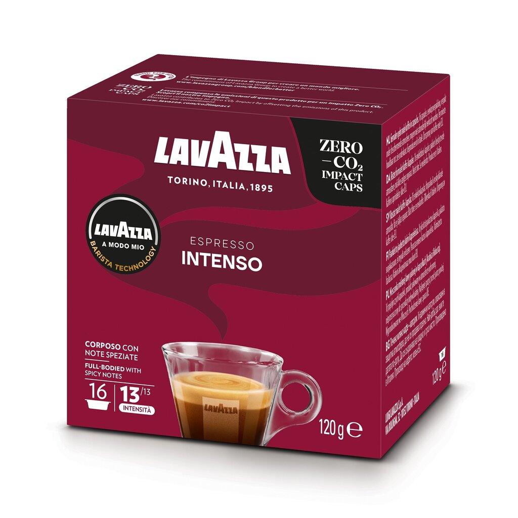 Kafijas kapsulas Lavazza A Modo Mio Intenso, 120g, 16 gab. цена и информация | Kafija, kakao | 220.lv
