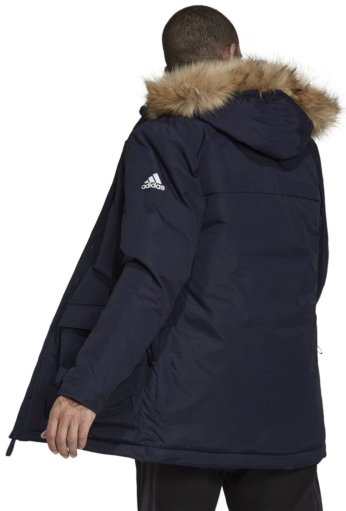 Adidas Jakas Hooded Parka Black GT1701 GT1701/XL cena un informācija | Vīriešu virsjakas | 220.lv