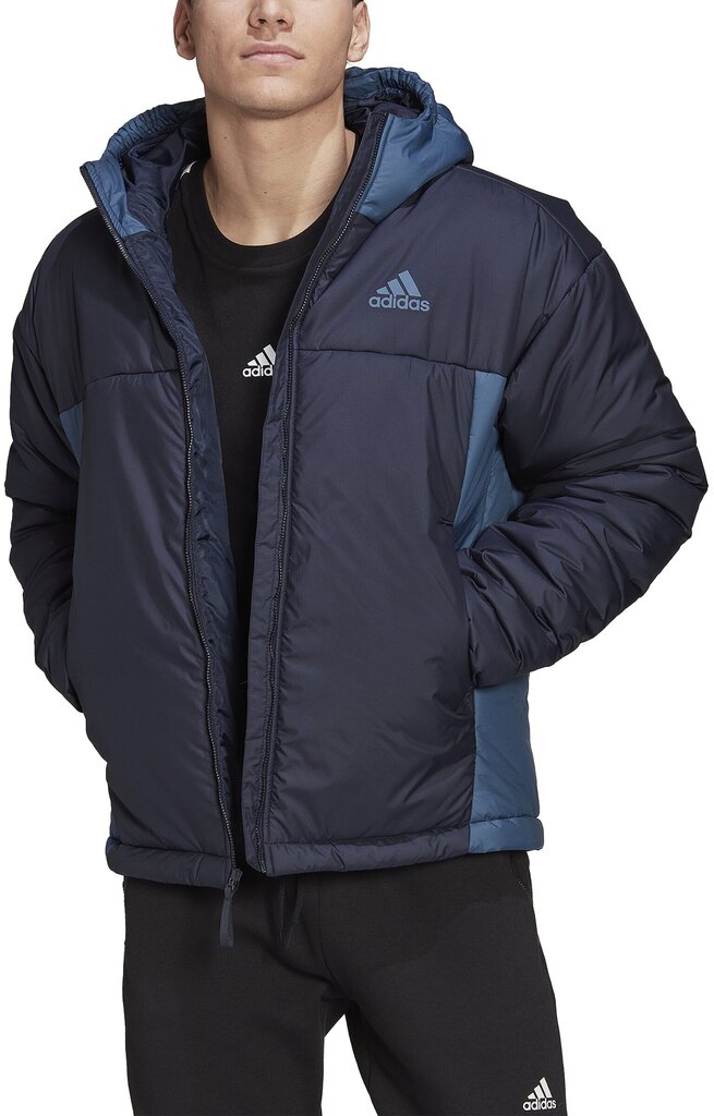 Adidas Jakas Bsc 3s Puffy Hj Navy HG8752 HG8752/L cena un informācija | Vīriešu virsjakas | 220.lv