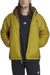 Мужская куртка Adidas Bsc 3s Puffy Hj Green Yellow HG8753 HG8753/M цена и информация | Мужские куртки | 220.lv