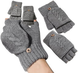 Теплые мужские перчатки KR55 цена и информация | Мужские шарфы, шапки, перчатки | 220.lv