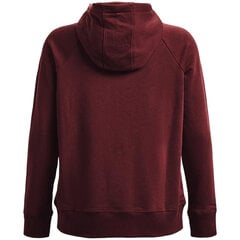 Under Armour Rival Fleece HB Hoodie sieviešu džemperis 1356317 690, bordo krāsas cena un informācija | Jakas sievietēm | 220.lv