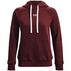 Under Armour Rival Fleece HB Hoodie sieviešu džemperis 1356317 690, bordo krāsas cena un informācija | Jakas sievietēm | 220.lv