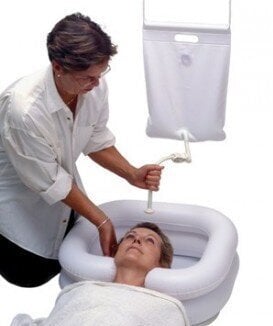 Piepūšamā sistēma galvas mazgāšanai, 1 gab. cena un informācija | Medicīniskā aprūpe | 220.lv
