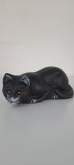 Melns guļošs kaķis cena un informācija | Interjera priekšmeti | 220.lv