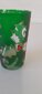 Stikla svečturis, krāsots zaļš ornaments ar zelta kontūru, 5 diametrs GP TRUST цена и информация | Sveces un svečturi | 220.lv