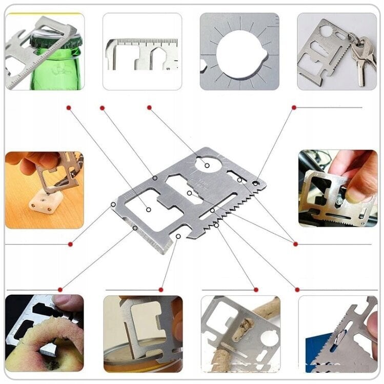 Izdzīvošanas komplekts SURVIVAL 32in1 Trizand 19920.g cena un informācija | Tūrisma naži, daudzfunkcionālie instrumenti | 220.lv
