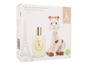 Komplekts: parfimērijas ūdens zīdaiņiem Sophie the Giraffe Perfumed Eau de Soin, 100 ml + burvīga plīša rotaļlieta cena un informācija | Bērnu smaržas | 220.lv