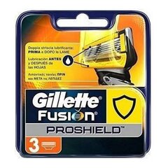 Сменная головка Fusion Proglide Gillette, 3шт. цена и информация | Косметика и средства для бритья | 220.lv
