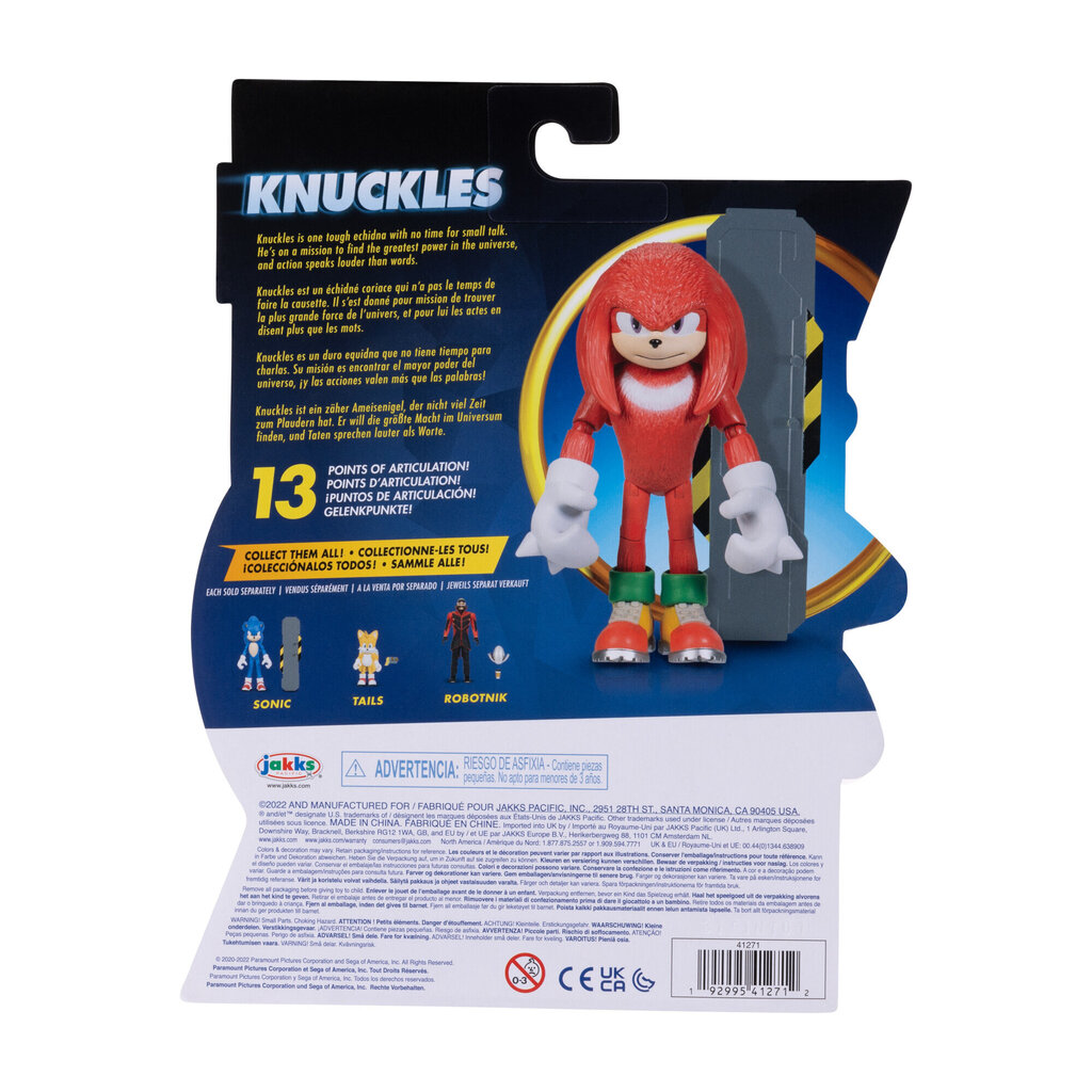 Figūriņa un aksesuārs Sonic The Hedgehog 2, 10 cm цена и информация | Rotaļlietas zēniem | 220.lv