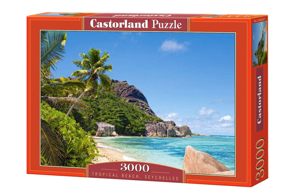 Puzle Tropical Beach, Seychelles, 3000 d. цена и информация | Puzles, 3D puzles | 220.lv