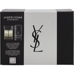 Набор Yves Saint Laurent La Nuit De L'Homme для мужчин: EDT 100 мл + дезодорант-спрей 75 мл цена и информация | Мужские духи | 220.lv