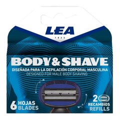 Сменные лезвия для бритвы Lea Body Shave, 2 шт. цена и информация | Косметика и средства для бритья | 220.lv