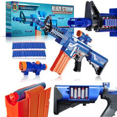 Ramiz Blaze Storm M4 elektriskā šautriņu šautenes pistole, 20 patronas cena un informācija | Rotaļlietas zēniem | 220.lv