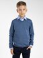 Džemperis zēniem KIMKO Jeans, zils cena un informācija | Zēnu jakas, džemperi, žaketes, vestes | 220.lv