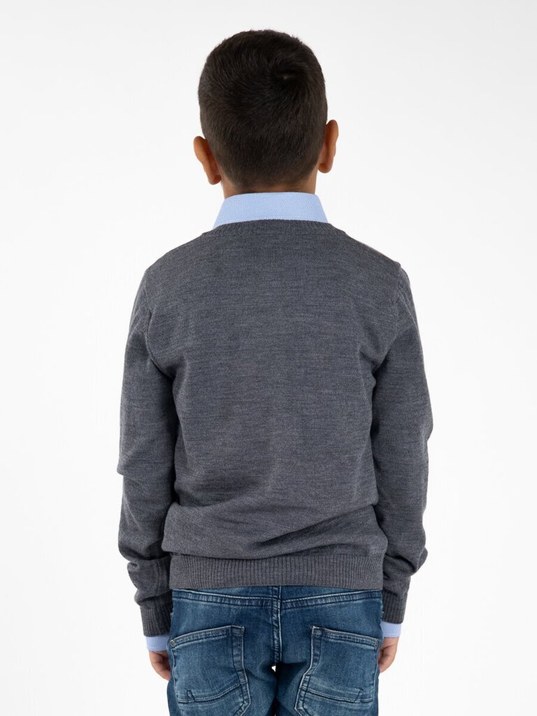 Džemperis zēniem KIMKO, pelēks cena un informācija | Zēnu jakas, džemperi, žaketes, vestes | 220.lv