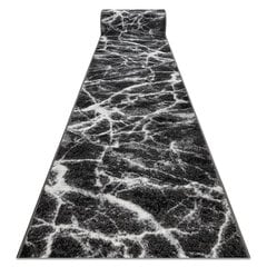 Paklājs - celiņš BCF MORAD Marmur Marmors antracīts / melns 90 cm цена и информация | Ковры | 220.lv