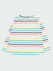 Детская футболка BOBOLI Stripes Multicolor цена и информация | Рубашки для девочек | 220.lv