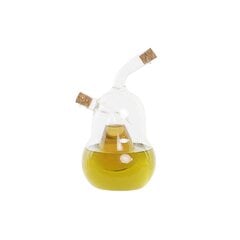 Oil and Vinegar Set DKD Home Decor Caurspīdīgs Korķis Borosilikāta glāze (12 x 10 x 18,6 cm) (540 ml) cena un informācija | Garšvielu trauki, dzirnaviņas | 220.lv