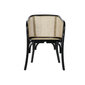 Dārza krēsls DKD Home Decor, rotanga/gobas koka, (58 x 55 x 77 cm), melns цена и информация | Dārza krēsli | 220.lv