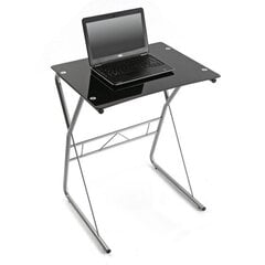 Письменный стол, стекло, (47,5 х 75 х 60 см) цена и информация | Компьютерные, письменные столы | 220.lv