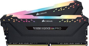 Corsair Vengeance RGB PRO, 16GB (2x8GB), DDR4, 3600MHz (CMW16GX4M2Z3600C18) cena un informācija | Operatīvā atmiņa (RAM) | 220.lv