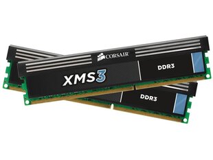 Corsair XMS3, 16GB (2x8GB), DDR3, 1600MHz cena un informācija | Operatīvā atmiņa (RAM) | 220.lv