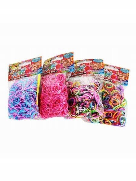 Gumiju komplekts aprocēm Loom Bands, 14400 gab. cena un informācija | Attīstošās rotaļlietas | 220.lv