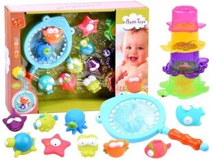 Krāsainu vannas rotaļlietu komplekts cena un informācija | Rotaļlietas zīdaiņiem | 220.lv
