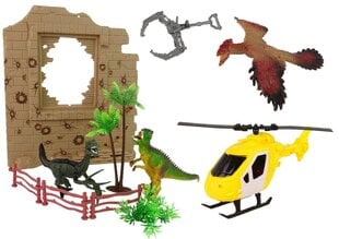 Komplekts Dinozauru parks ar transportlīdzekļiem цена и информация | Игрушки для мальчиков | 220.lv