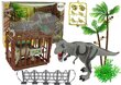 Komplekts Dinozauru parks ar figūriņām un būru cena un informācija | Rotaļlietas zēniem | 220.lv