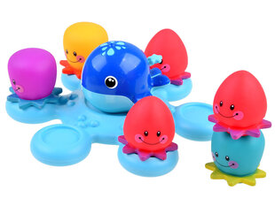 Vannas rotaļlietu komplekts "Valis un astoņkājis" цена и информация | Игрушки для малышей | 220.lv