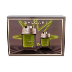 Bvlgari MAN Wood Essence komplekts - EDP, 100 ml + EDP, 15 ml cena un informācija | Vīriešu smaržas | 220.lv