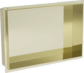 Mexen X-Wall-NR iebūvējams sienas plaukts, 45x30 cm, Gold cena un informācija | Vannas istabas aksesuāri | 220.lv