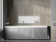 Mexen X-Wall-NR iebūvējams sienas plaukts, 90x30 cm, White cena un informācija | Vannas istabas aksesuāri | 220.lv